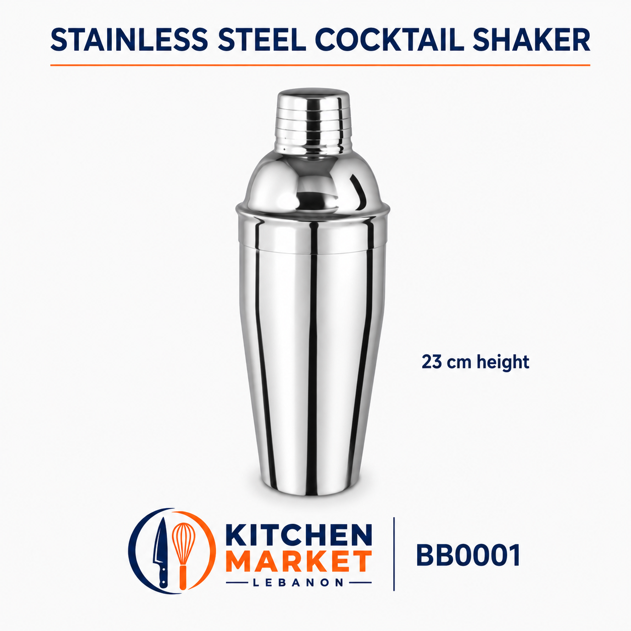 Stainless Steel Cocktail Shaker
