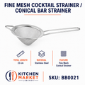Fine Mesh Cocktail Strainer / Conical Bar Strainer
