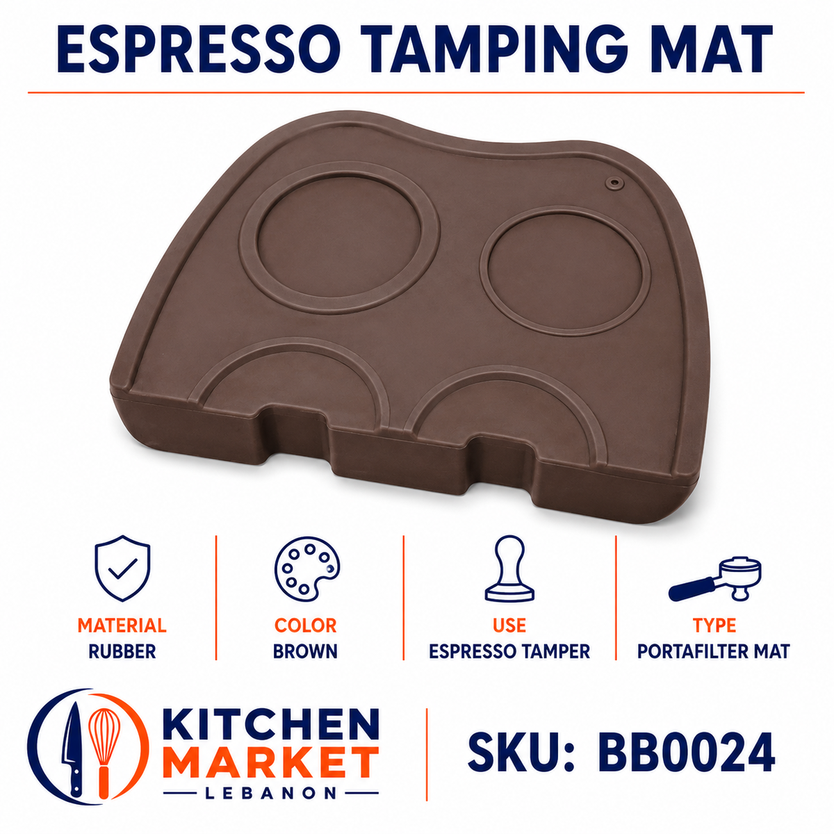 Espresso Tamping Mat / Tamper & Portafilter Mat