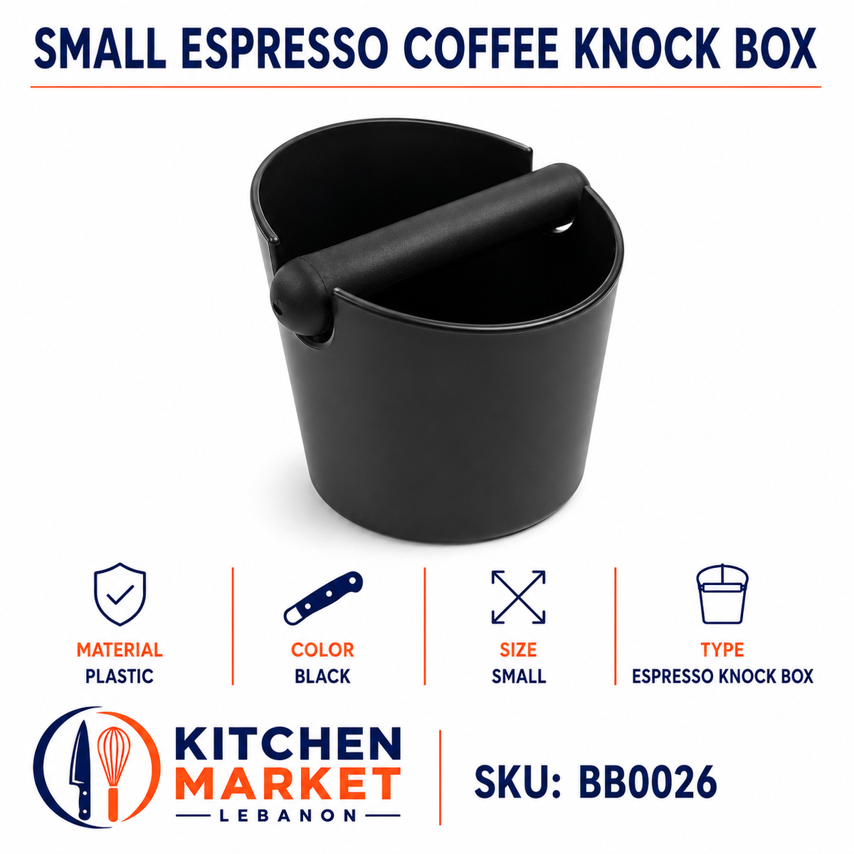 Small Espresso Coffee Knock Box