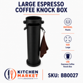 Large Espresso Coffee Knock Box