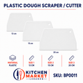 Plastic Dough Scraper / Cutter