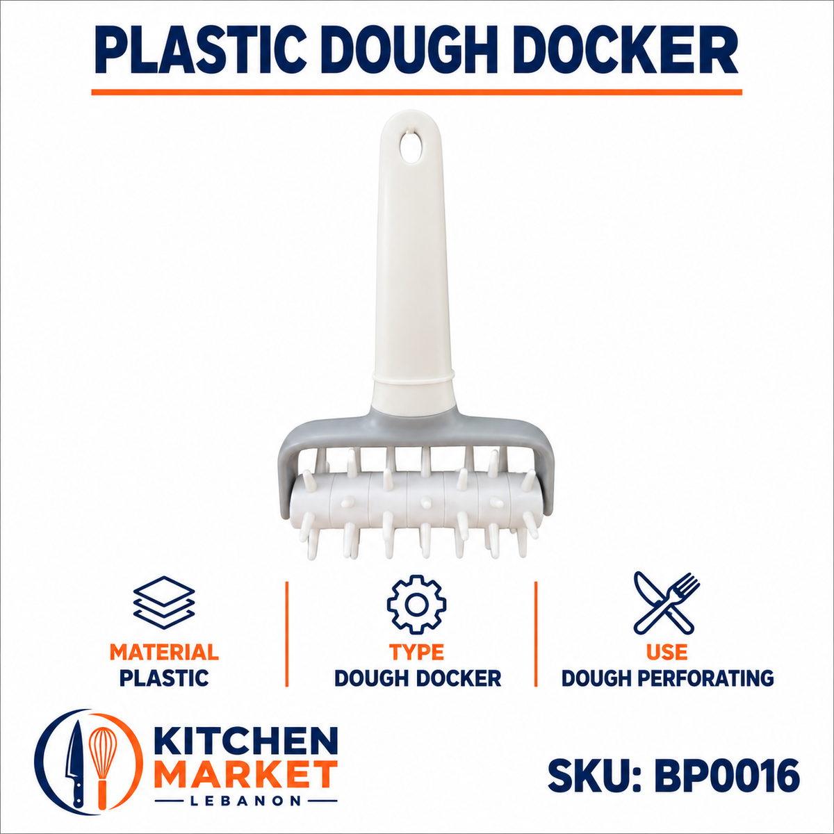 Plastic Dough Docker