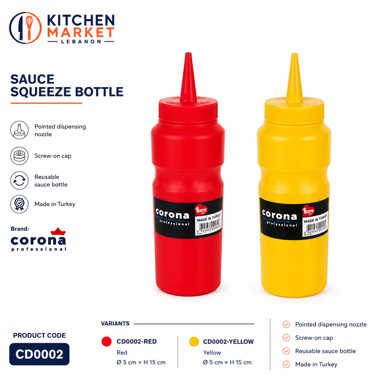 Sauce Squeeze Bottle