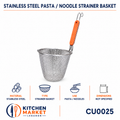 Stainless Steel Pasta / Noodle Strainer Basket
