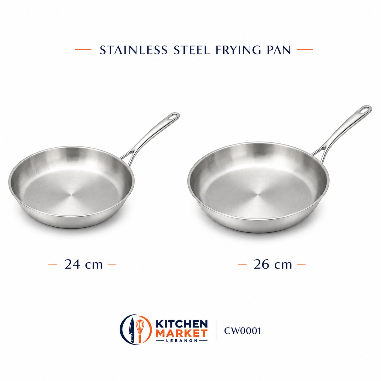 Stainless Steel Frying Pan