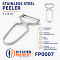 Stainless Steel Peeler 7 x 13 cm