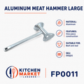 Aluminum Meat Hammer Large