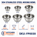 304 Stainless Steel Mixing Bowl