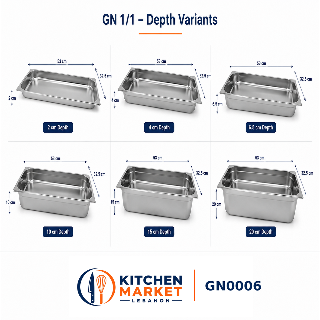Stainless Steel GN Pan