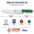 ICEL Knife 30 Green