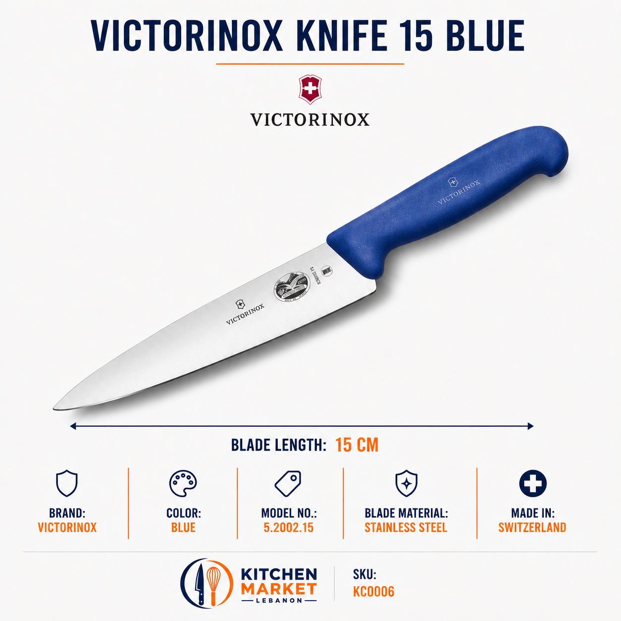 Victorinox Knife 15 Blue