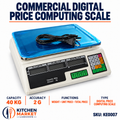 Commercial Digital Price Computing Scale 40 kg / 2 g - KE0007